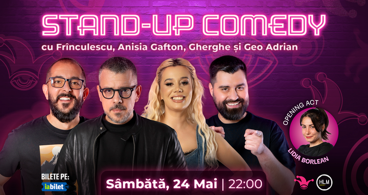 The Fool: Stand-up comedy cu Anisia, Frînculescu, Gherghe și Geo Adrian