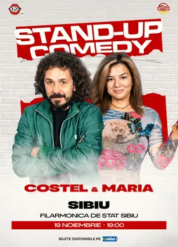 Sibiu: Costel și Maria Popovici - Stand Up Comedy Show