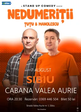 Sibiu: Stand-up Comedy - Dan Tutu si Cristi Manolescu