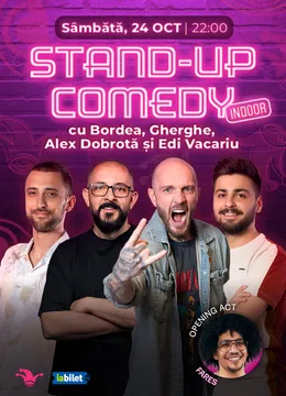 The Fool: Stand-up comedy cu Bordea, Gherghe, Alex Dobrotă și Edi Vacariu