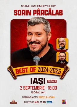 Iași: Stand-up comedy - Best of Sorin Pârcălab (SHOW 4)