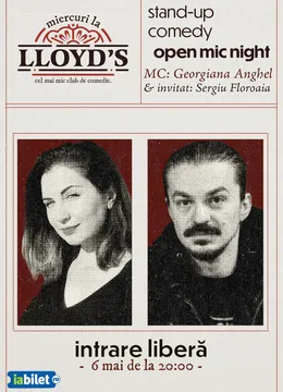 Lloyd's: Open-Mic cu Georgiana Anghel și Sergiu Floroaia
