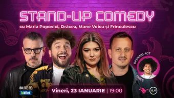 The Fool: Stand-up comedy cu Maria Popovici, Drăcea, Mane Voicu și Frînculescu
