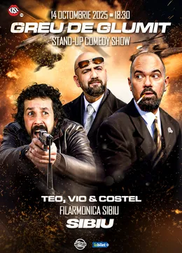 Sibiu: Greu de glumit cu Teo, Vio și Costel | Stand Up Comedy Show