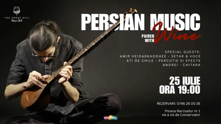 Persian Music Paired with Wine | Special Guest: Amir Heidarkhodaee