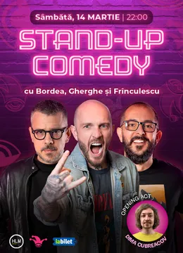 The Fool: Stand-up comedy cu Bordea, Gherghe și Frînculescu