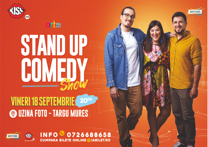 Targu Mures: Stand up show cu Mincu, Maria și Banciu