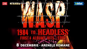 W.A.S.P. 1984 TO HEADLESS la Arenele Romane