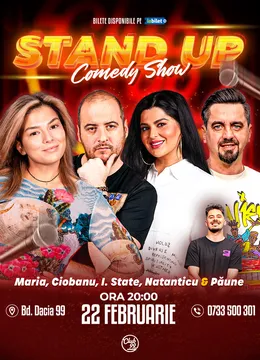 Stand-up Comedy cu Maria Popovici, Andrei Ciobanu, Ioana State, Natanticu - Florentin Păune la Club 99