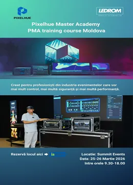 Chișinău: Pixelhue Master Academy - PMA Moldova 2026