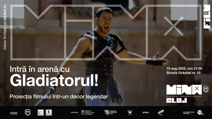 Gladiator - proiectia filmului @ MINA Cluj
