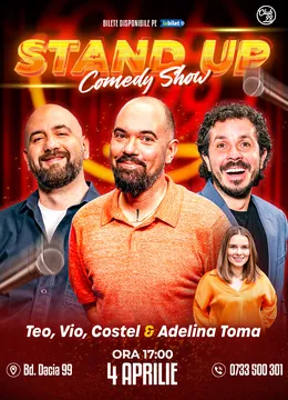 Stand-up Comedy cu Teo, Vio, Costel - Adelina Toma la Club 99