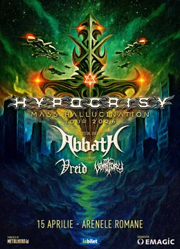 HYPOCRISY, ABBATH, VOMITORY, VREID la Arenele Romane
