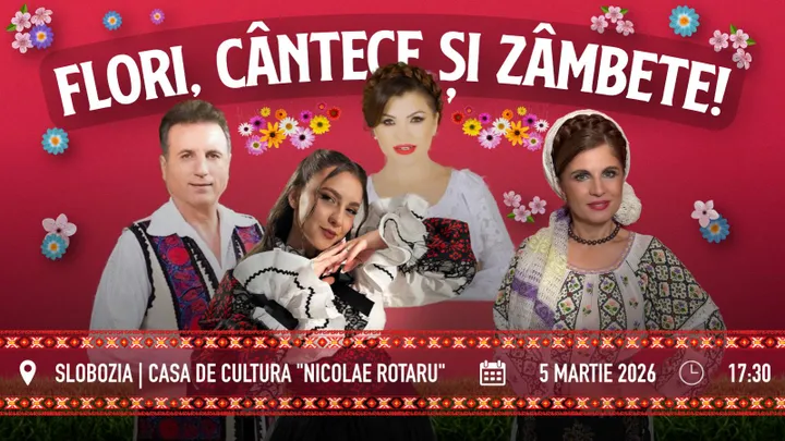 Slobozia: Flori, cântece și zâmbete