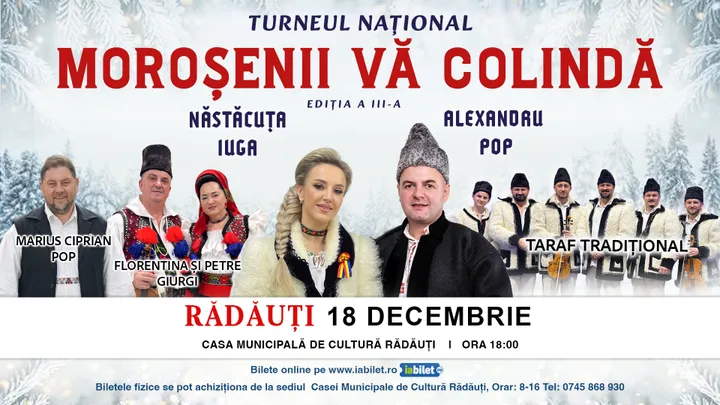 Rădăuți: Moroșenii vă colindă