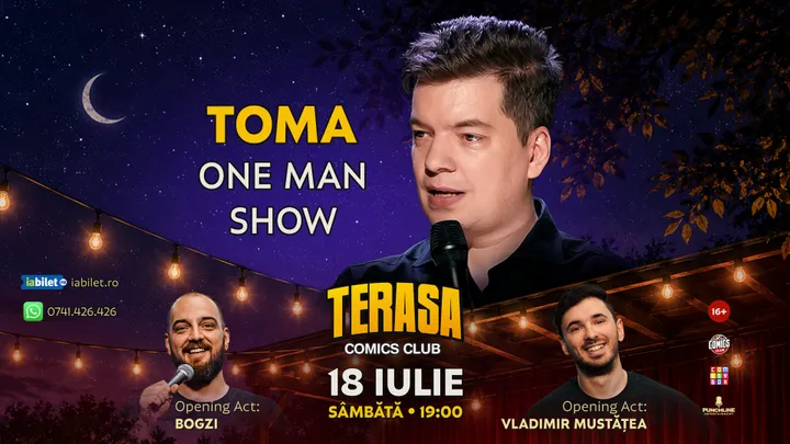 Toma - One Man Show pe Terasa ComicsClub!
