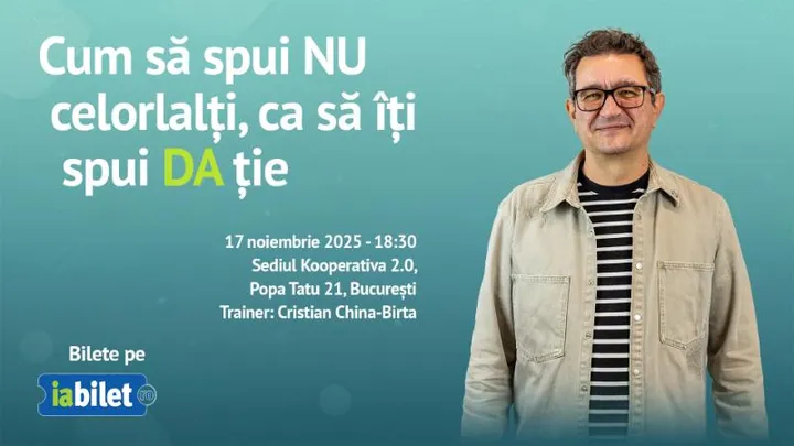 Cum să spui NU celorlalți, ca să îți spui DA ție