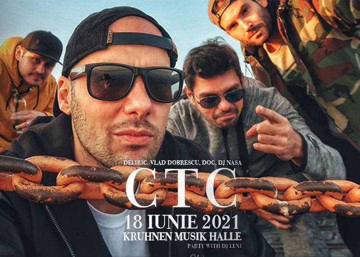 Brasov: Deliric, Doc, Vlad Dobrescu, Dj Nasa – CTC // Kruhnen Musik Halle (VAX only)