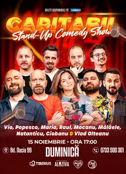 Vio, Popesco, Maria Popovici, Raul, Mocanu, Mălăele, Natanticu, Ciobanu & Vlad Olteanu | Stand Up Comedy Caritabil la Club 99