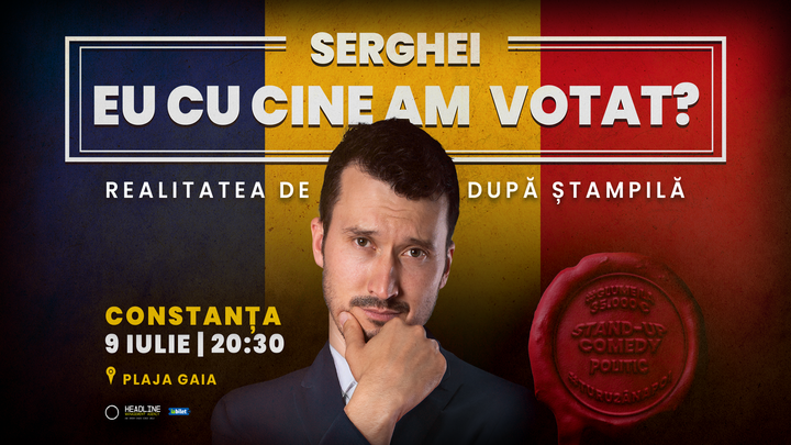 Constanta: Stand-up Comedy politic cu SERGHEI - "Eu cu cine am votat?"