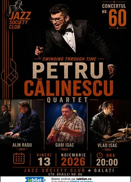 Galati: Petru Calinescu Quartet - "Swinging Through Time"
