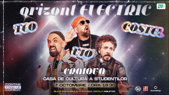 Craiova: Teo, Vio și Costel - Orizont Electric | Stand Up Comedy Show