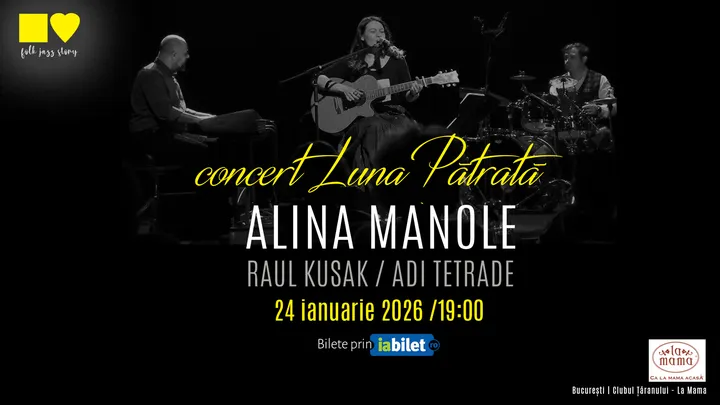 Concert Luna Pătrată//Alina Manole Trio