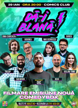 Dă-i Blană! Spectacol de comedie - invitat DOC la ComicsClub!