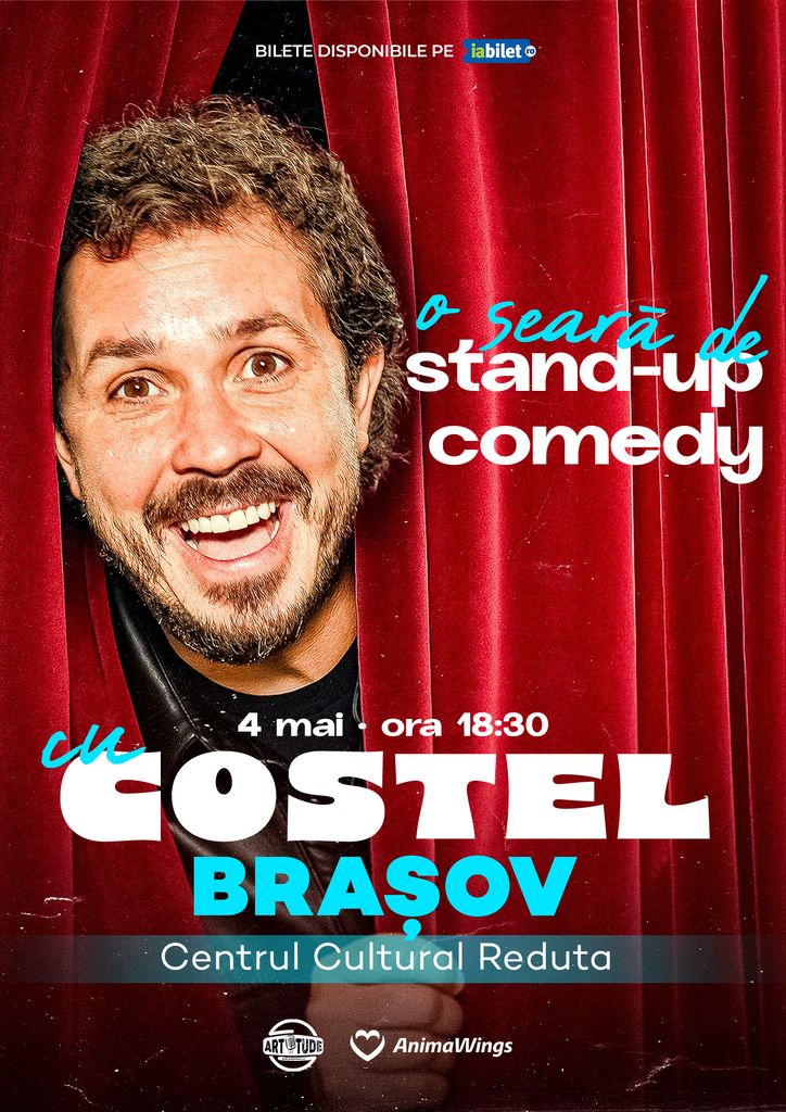 Brasov: O seara de stand up comedy cu Costel - SHOW 1