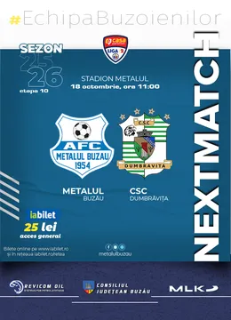 Metalul Buzău – CSC Dumbrăvița