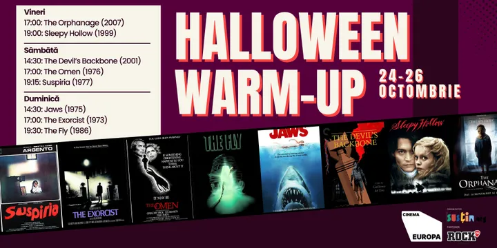 Halloween warm-up weekend  - Fantome, blesteme și coșmaruri în preludiu