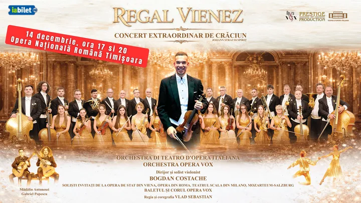 Timisoara: Regal Vienez - Concert extraordinar de Craciun