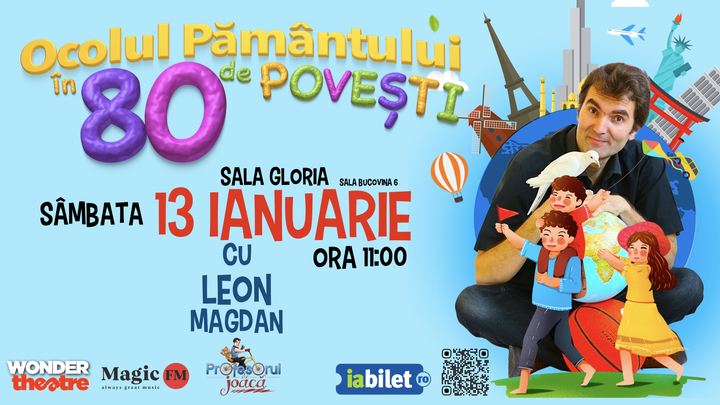 Ocolul Pamantului in 80 de Povesti