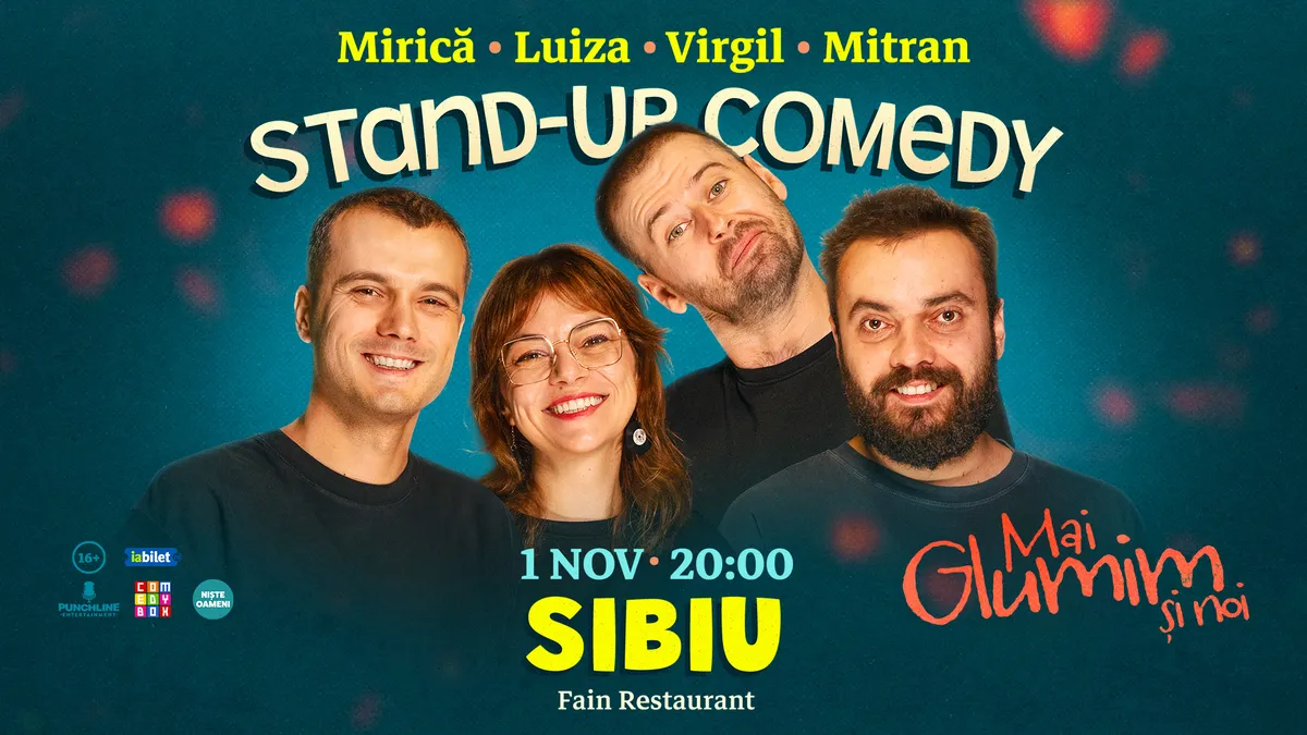 Stand-up comedy cu Mirică, loana Luiza, Virgil Ciulin și Mitran | Mai glumim și noi