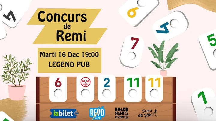 Iasi: Concurs de Remi Etalat @ Board Games Events