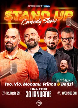Stand-up Comedy cu Teo, Vio, Mocanu, Frîncu - Bogzi la Club 99