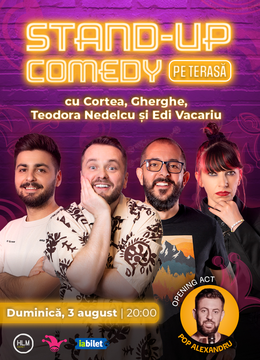 The Fool: Stand-up comedy cu Cortea, Gabriel Gherghe, Teodora Nedelcu și Edi Vacariu