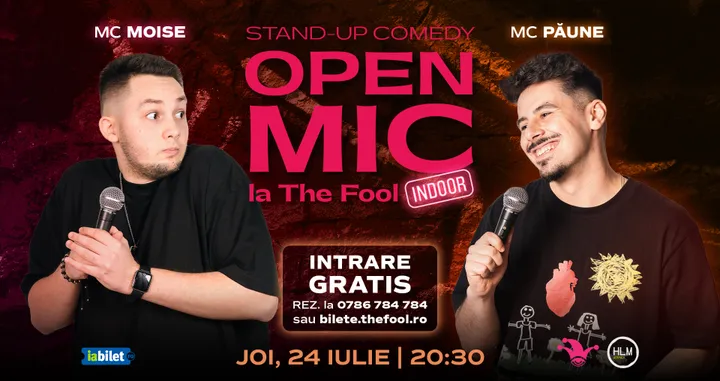 The Fool Open Mic la Terasă: MCs Moise & Păune