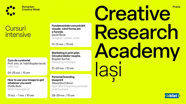 Iasi: Creative Research Academy by Romanian Creative Week