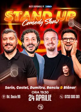 Stand-up Comedy cu Sorin Pârcălab, Costel, George Dumitru, Banciu - Blănar la Club 99