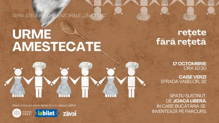 Seria Atelierelor Senzoriale „Zăvoi Mic" • Urme Amestecate