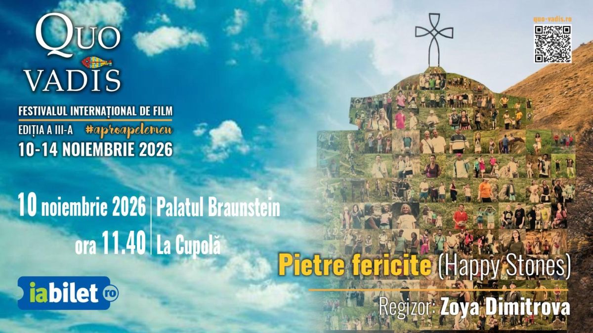 Proiecție film Happy Stones (Pietre fericite) documentar, Bulgaria, 2021