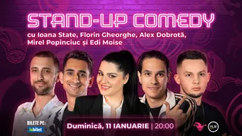 The Fool: Stand-up comedy cu Ioana State, Edi Moise, Florin, Dobrotă și Popinciuc