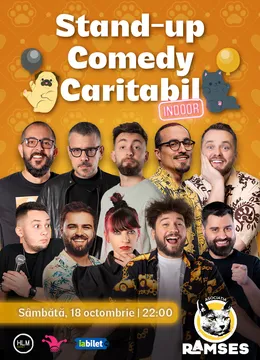The Fool: Stand-up comedy caritabil - Asociația Ramses - cu: Drăcea, Cîrje, Cortea, Mincu, Frînculescu, Gherghe, Teodora, Geo Adrian, Gabriel Dumitriu și Edi Moise