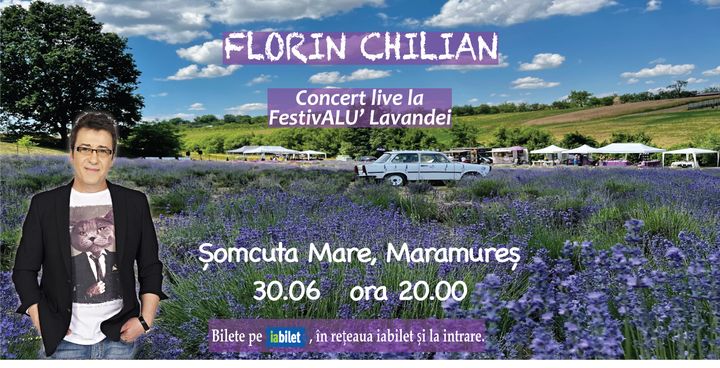 Șomcuta Mare: Concert Florin Chilian în lanul de lavandă