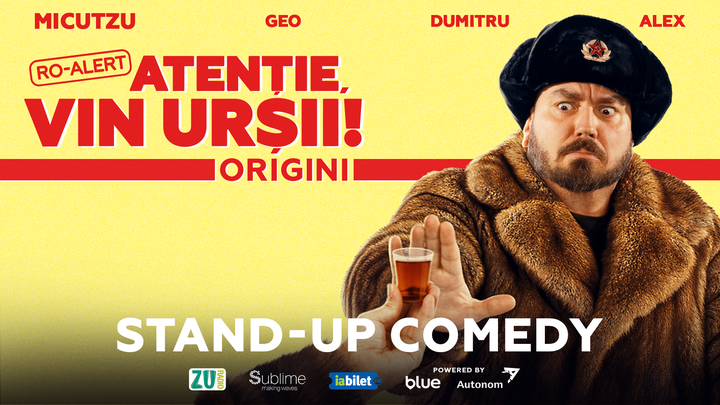 Viena: Stand-up Comedy cu Micutzu, Geo Adrian si George Dumitru - “Atentie, vin ursii!” - ORA 21:00