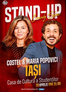 Iasi: Costel și Maria Popovici - Stand Up Comedy Show 2