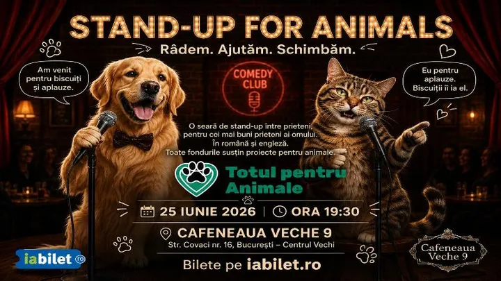 Stand-Up Comedy Caritabil by Totul pentru Animale