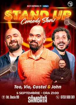 Stand-up Comedy cu Teo, Vio, Costel & John la Club 99 | Show 2
