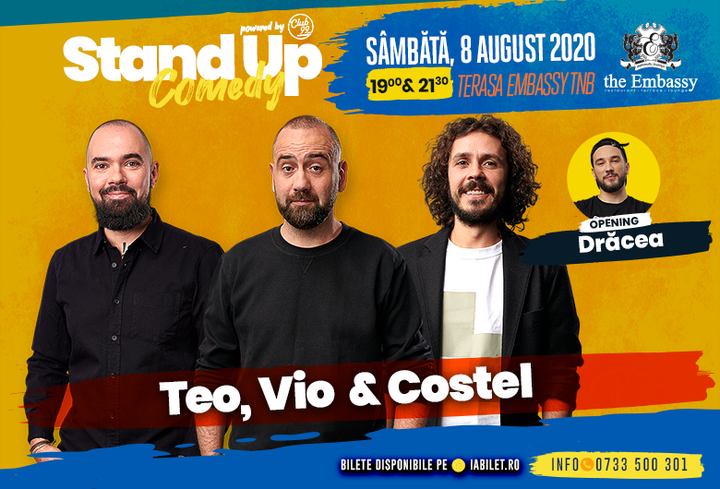 Stand up comedy at TNB cu Teo, Vio și Costel